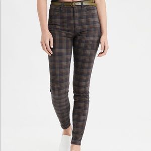 AE plaid jegging